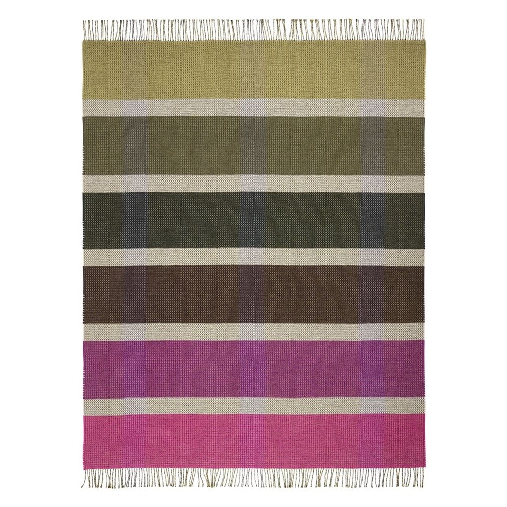 Montaigne Stripe Throw by Designers Guild in Rosewood